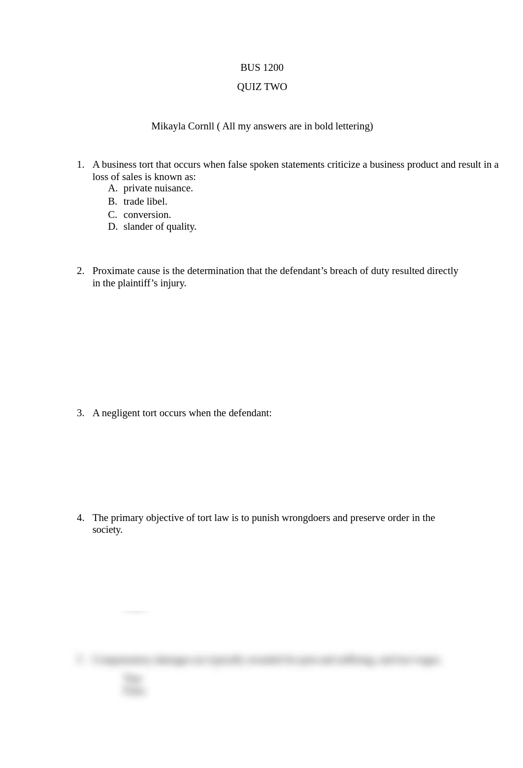 BUS 1200 QUIZ TWO QUESTIONS 2020_dww8v90s0li_page1