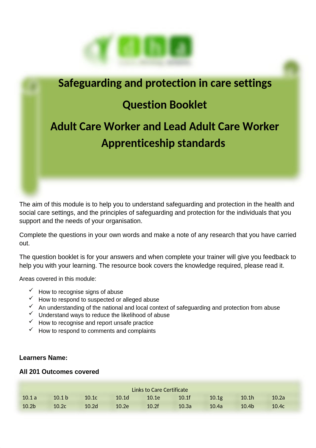 Safeguarding and protection in care settings Level 2 QB 2.docx_dwwn3a6ehqq_page1