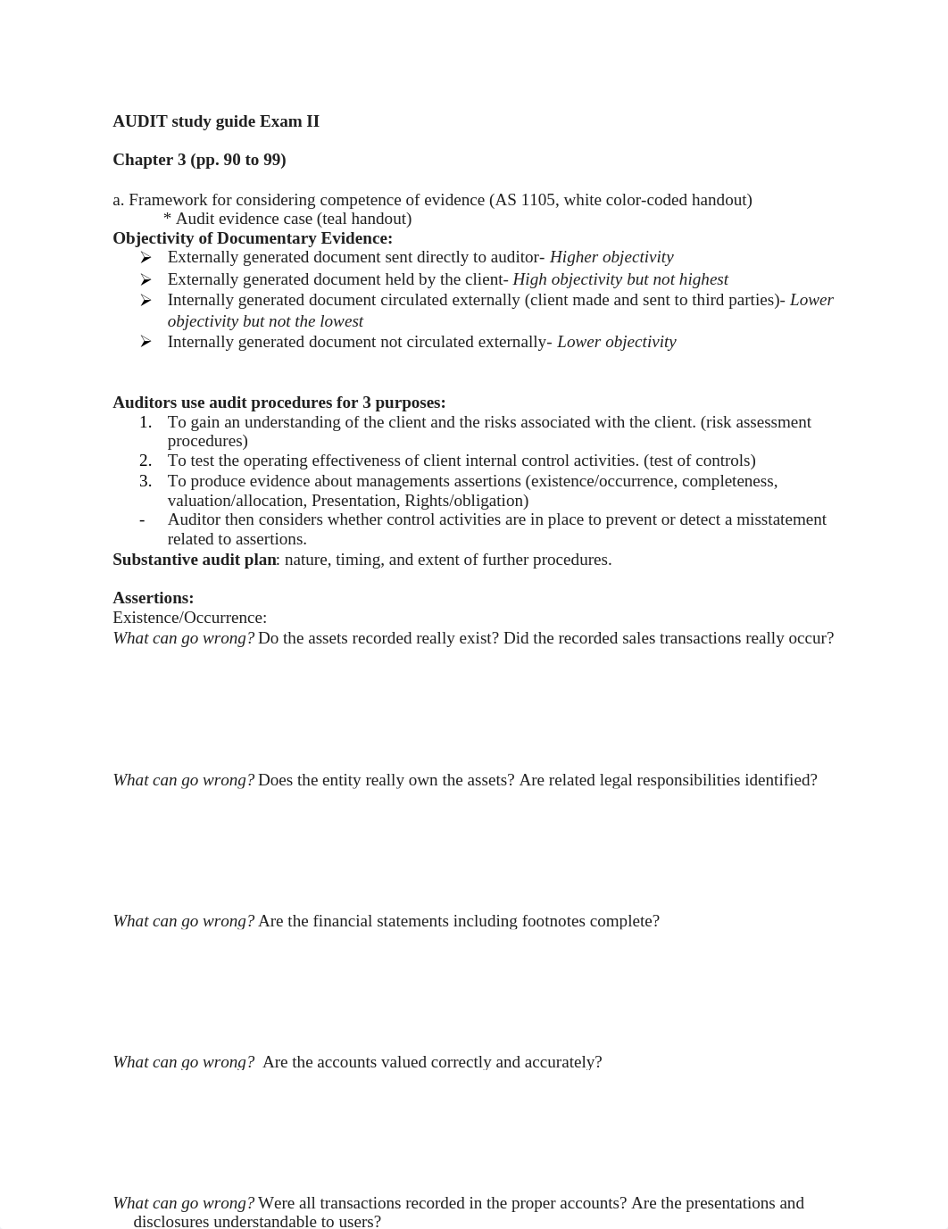 AUDIT study guide Exam II.docx_dwwrx3f4ega_page1