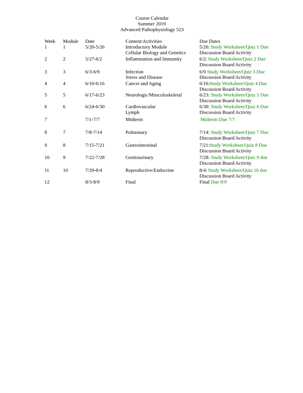 NSG 523 Course Calendar Summer2019 (1).docx_dwwsf4b84qq_page1