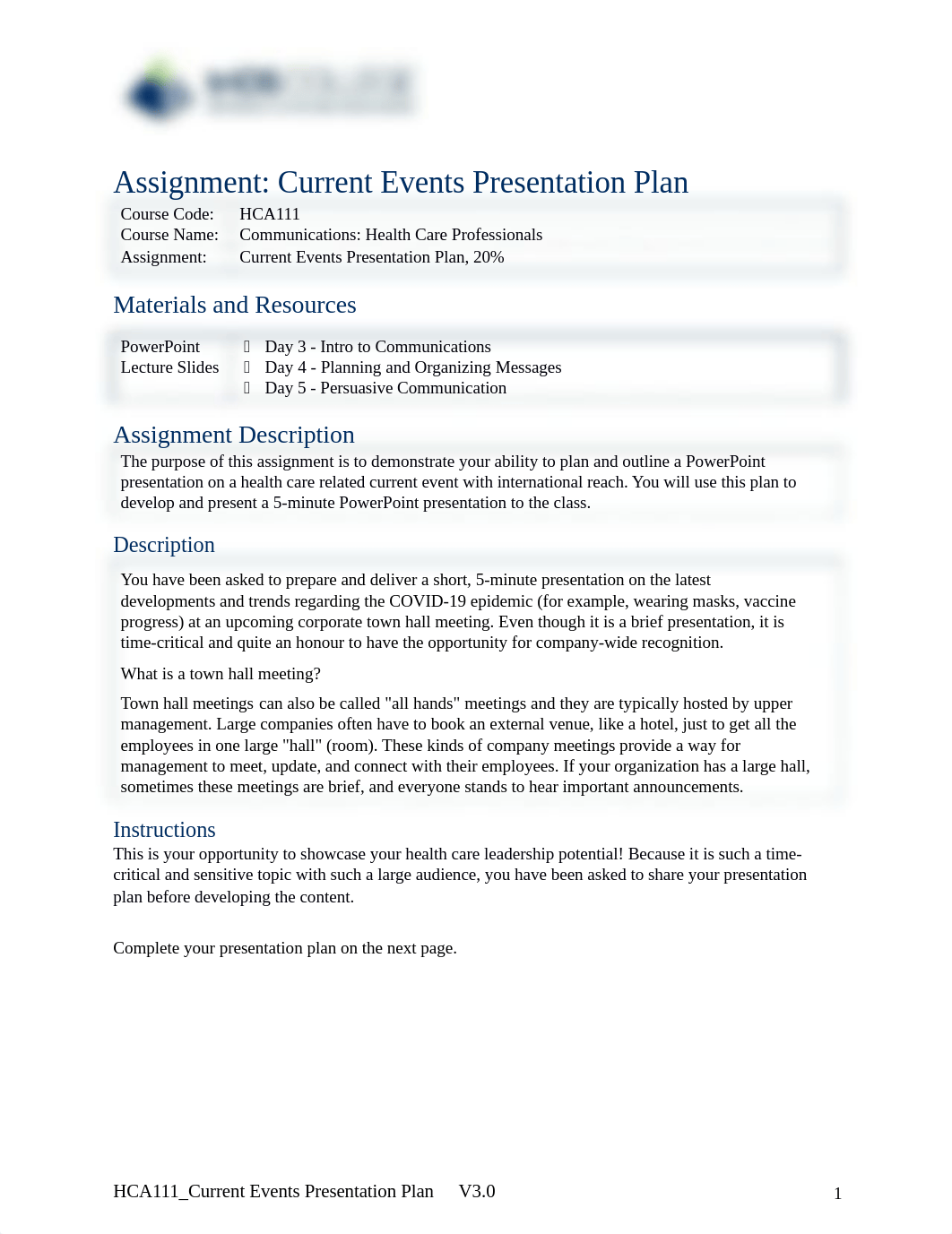 HCA111.Assignment.Current Events Presentation Plan-v3.docx_dwwy6odxpg2_page1