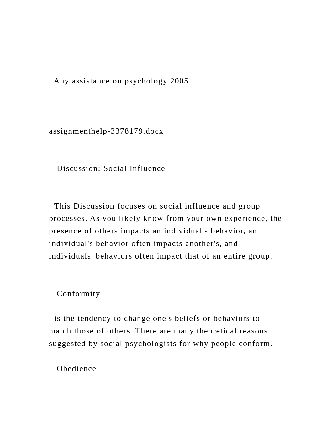 Any assistance on psychology 2005 assignmenthelp-3378179.docx_dwxexrmnie4_page2