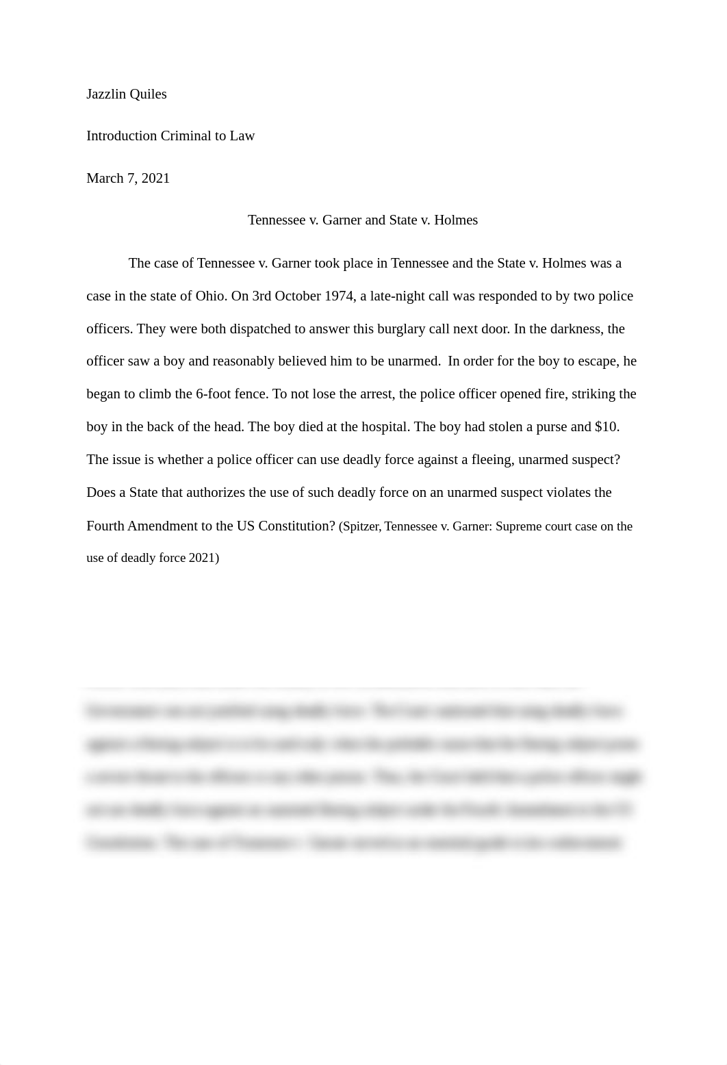 Tennessee v. Garner and State v. Holmes.docx_dwxsfm6hgfb_page1