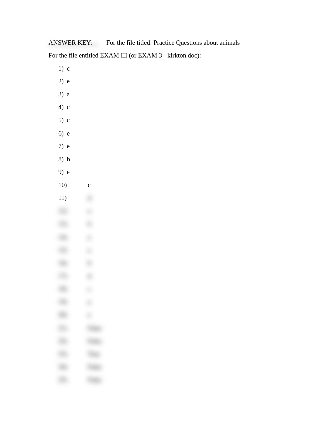 Answer key for Exam 3 and sample questions_dwy23bbb1o4_page1