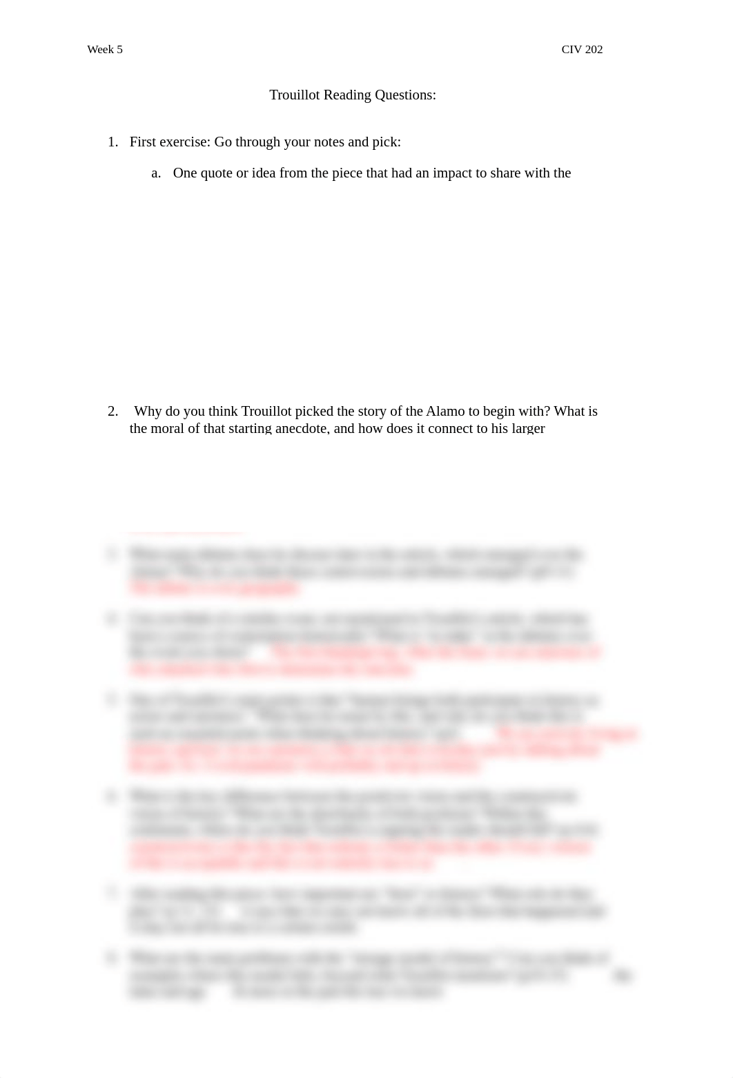 PREPARE FOR DISCUSSION Trouillot Reading Questions.docx_dwyfq0bh6m3_page1