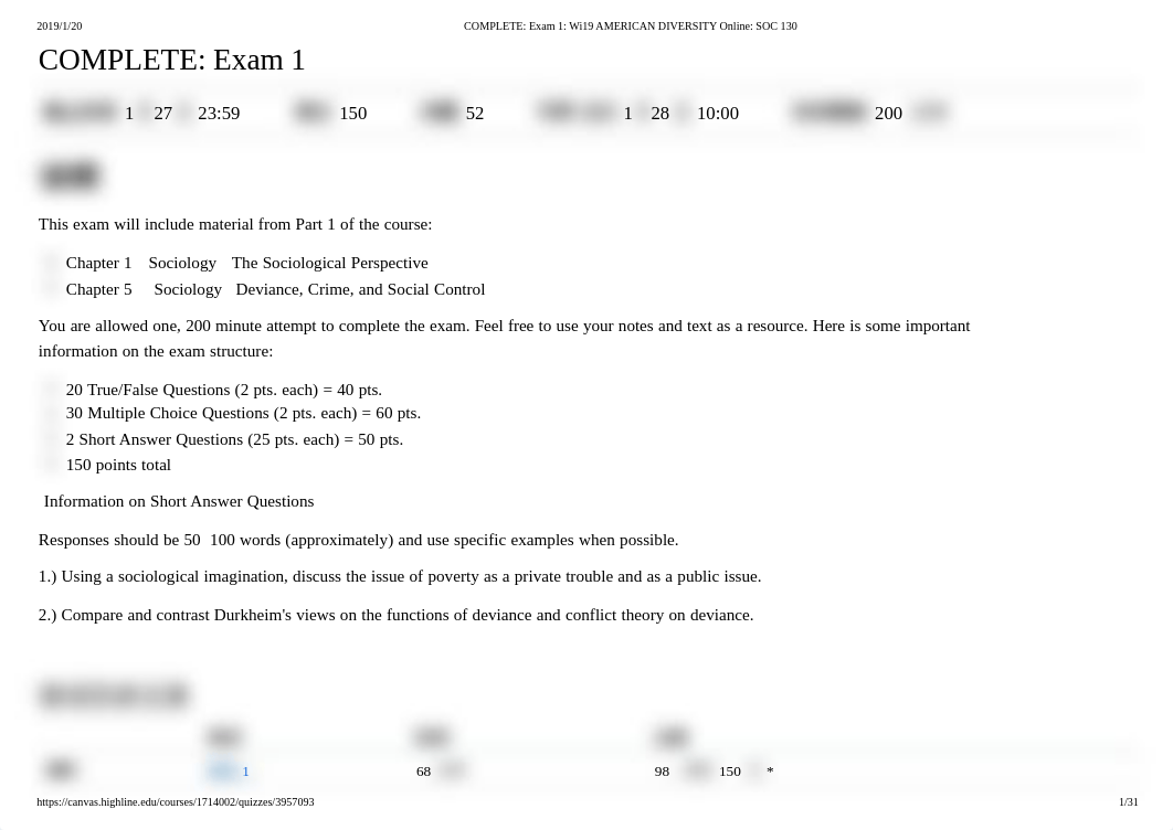 COMPLETE_ Exam 1_ Wi19 AMERICAN DIVERSITY Online_ SOC 130.pdf_dwywae45pgb_page1