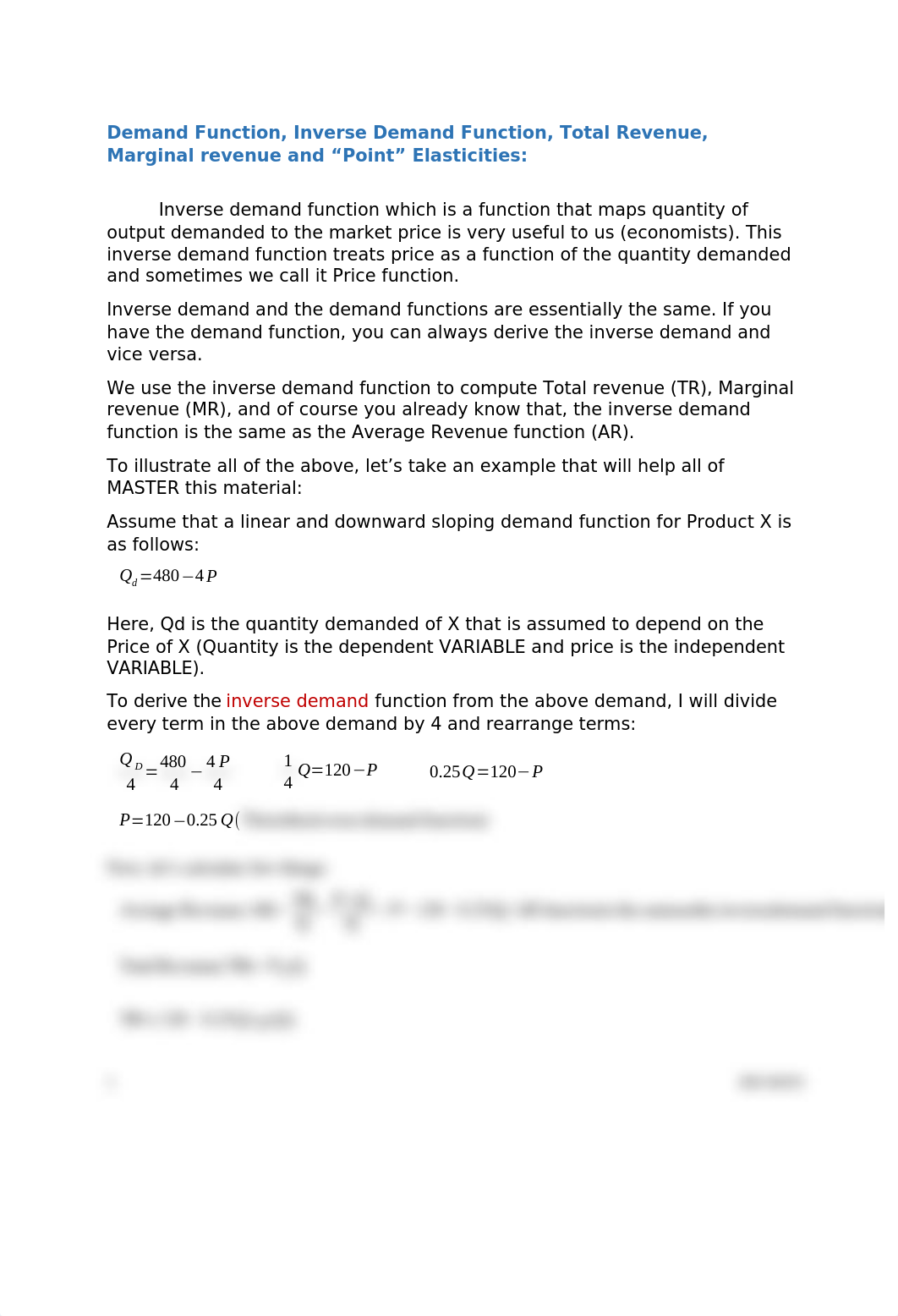 Demand Function TR MR and elasticities V3.docx_dwyytgj0ga8_page1