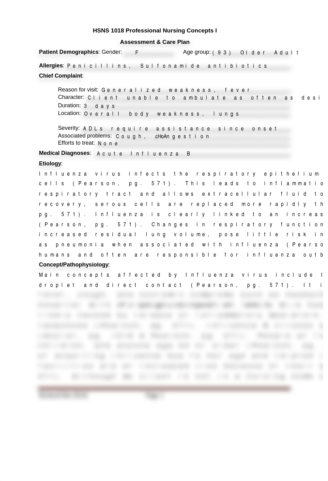 Care Plan #9.1 - Deficient Fluid Volume Course Hero.docx_dwzl40tgam6_page1