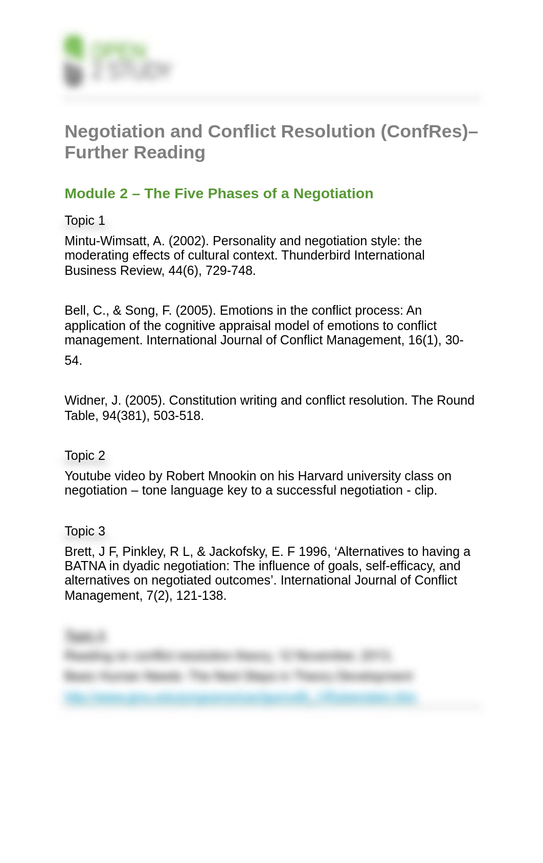 Negotiation and Conflict Resolution (ConfRes)- Module 2 The Five Phases of a Negotiation_dwzv7s24v87_page1