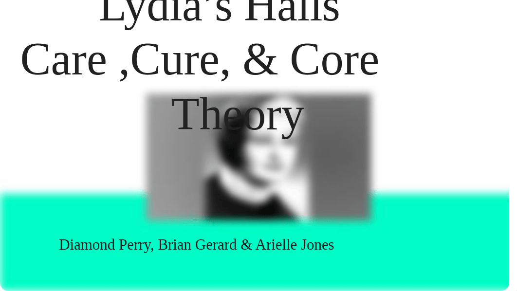 Lydias Halls Care ,Cure, Core Theory.pptx_dx02gx539bq_page1