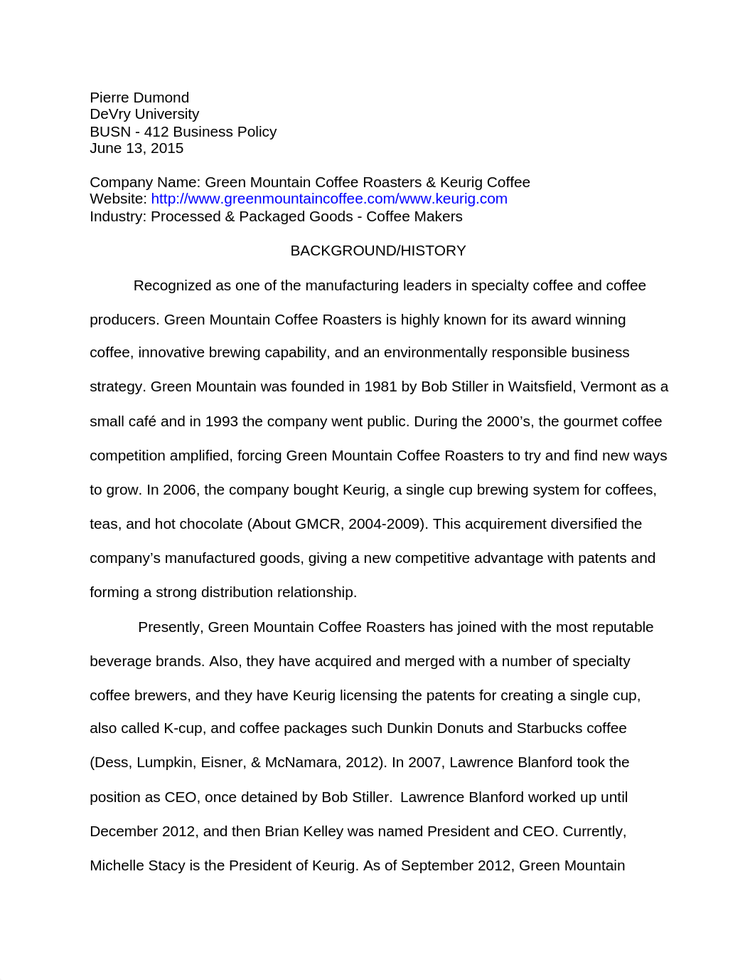 BUSN412_Week6 Green Mountain Coffee Roasters and Keurig Coffee_dx02jwymr7q_page1