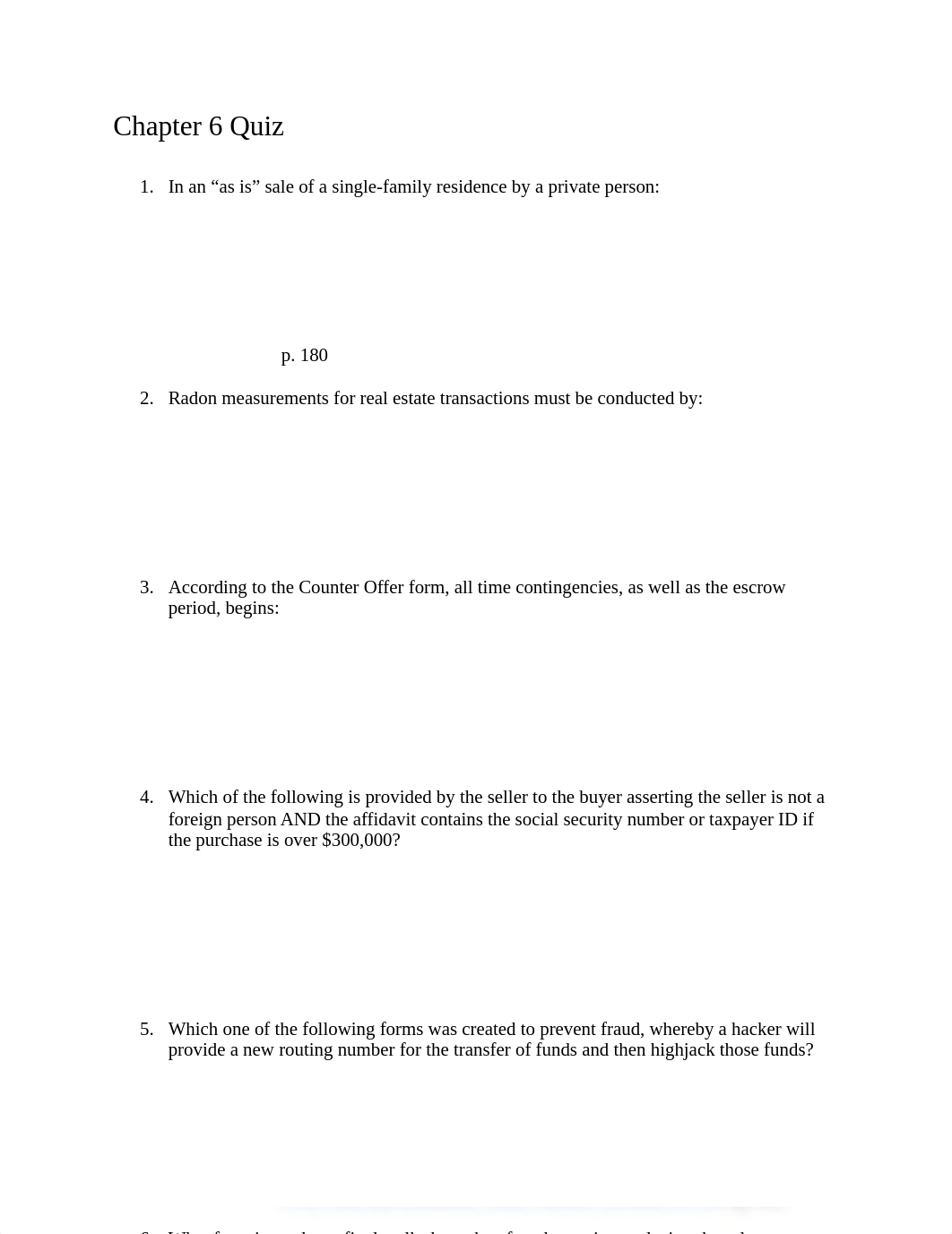 Real Estate Practice Chapter 6 Quiz.docx_dx0bqut5sdi_page1