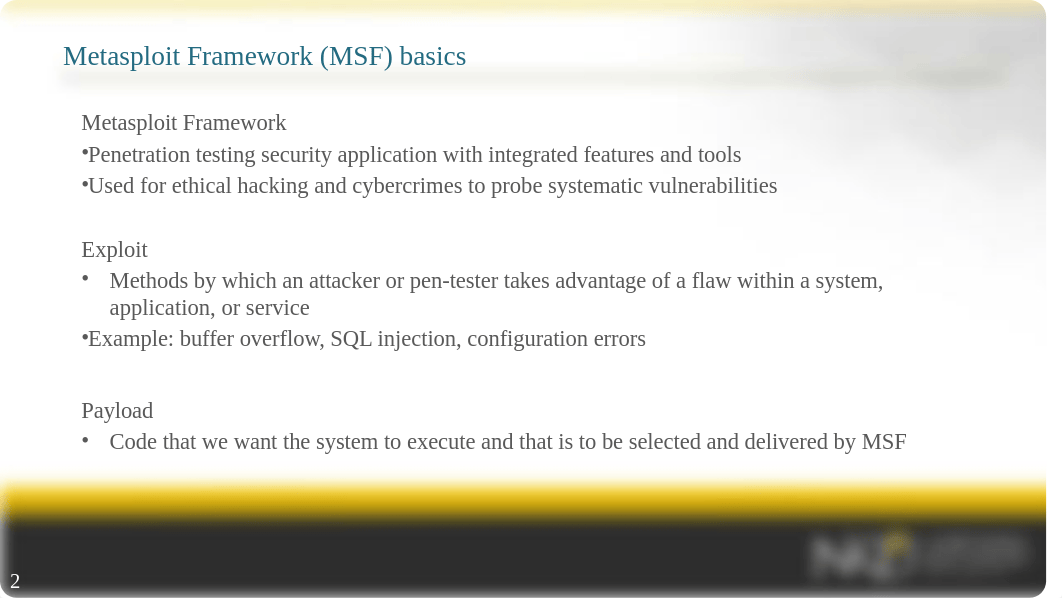 M2 - Metasploit Basics.pptx_dx10kodnavl_page2