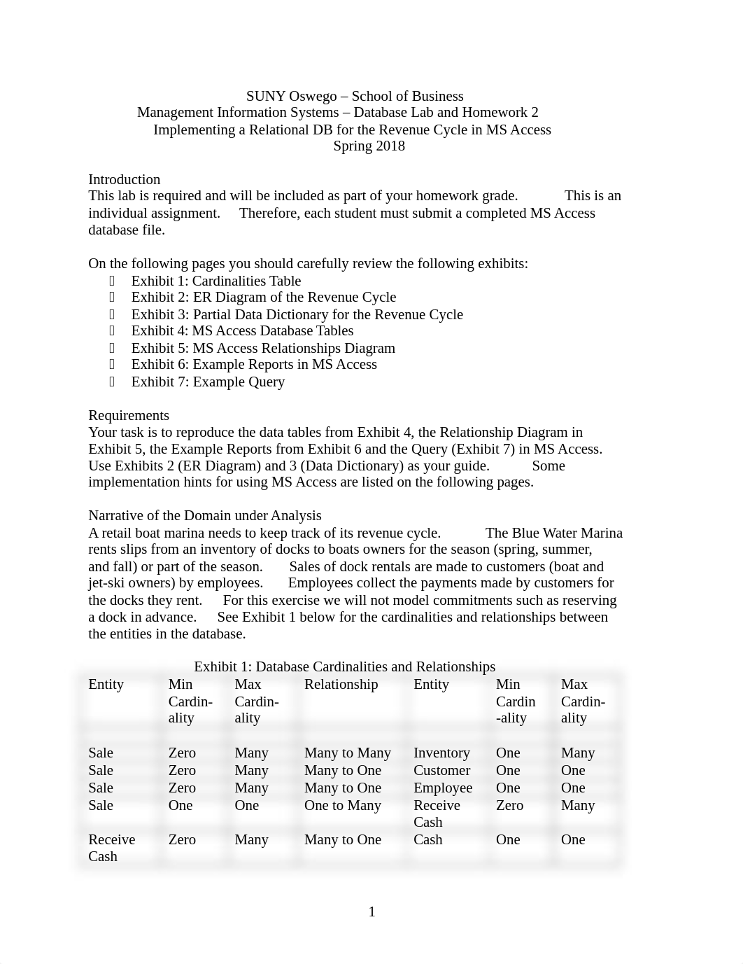 520.0 - MBA511 - HW2 - Revenue Cycle DB - Marina - S2018.docm_dx177s5o0fd_page1