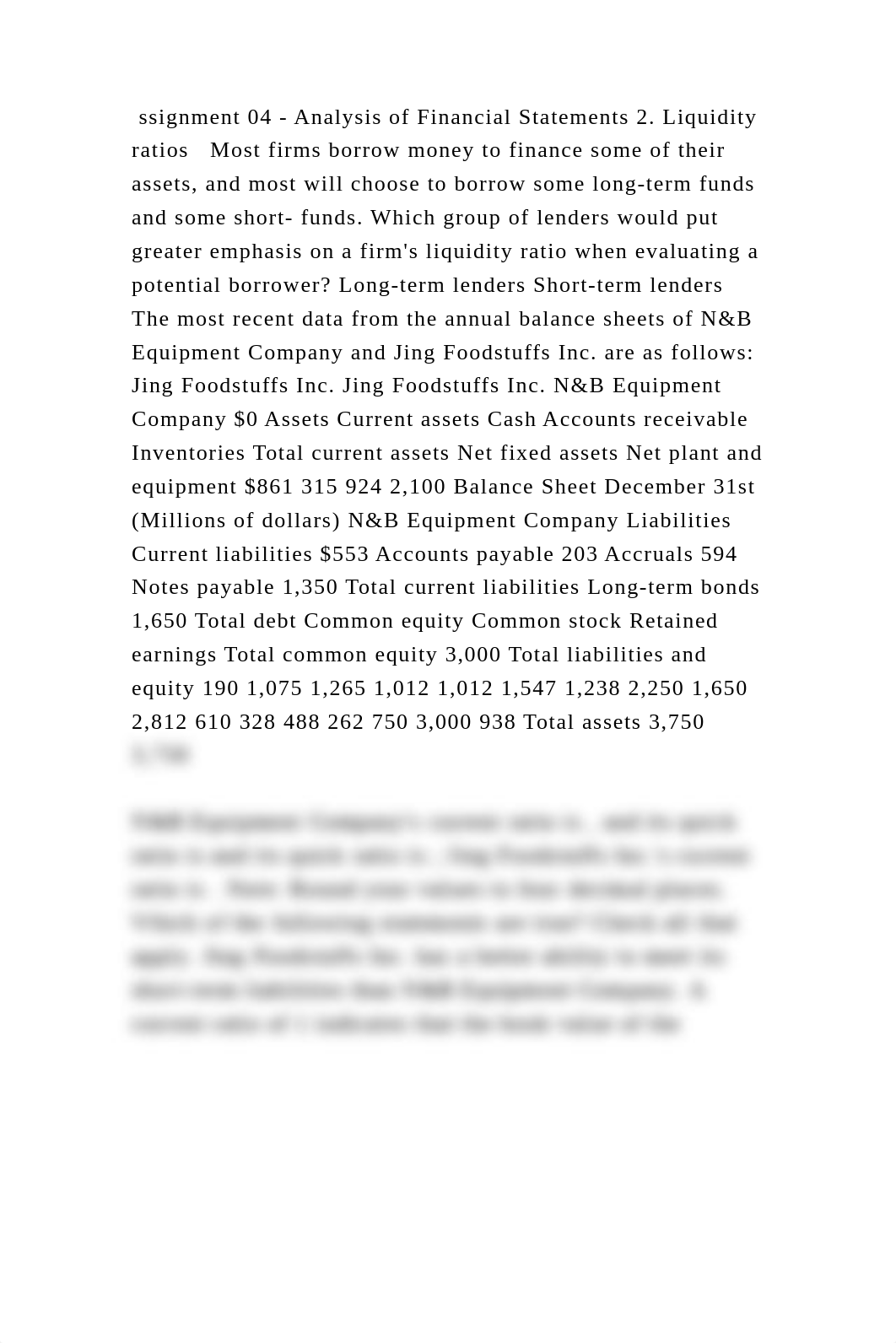 ssignment 04 - Analysis of Financial Statements 2. Liquidity ratios  .docx_dx1c4oqntuw_page2