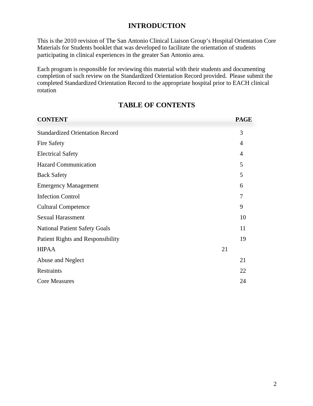 Hospital Orientation Core Materials for Students (2010-rev)_dx1ol30segr_page2