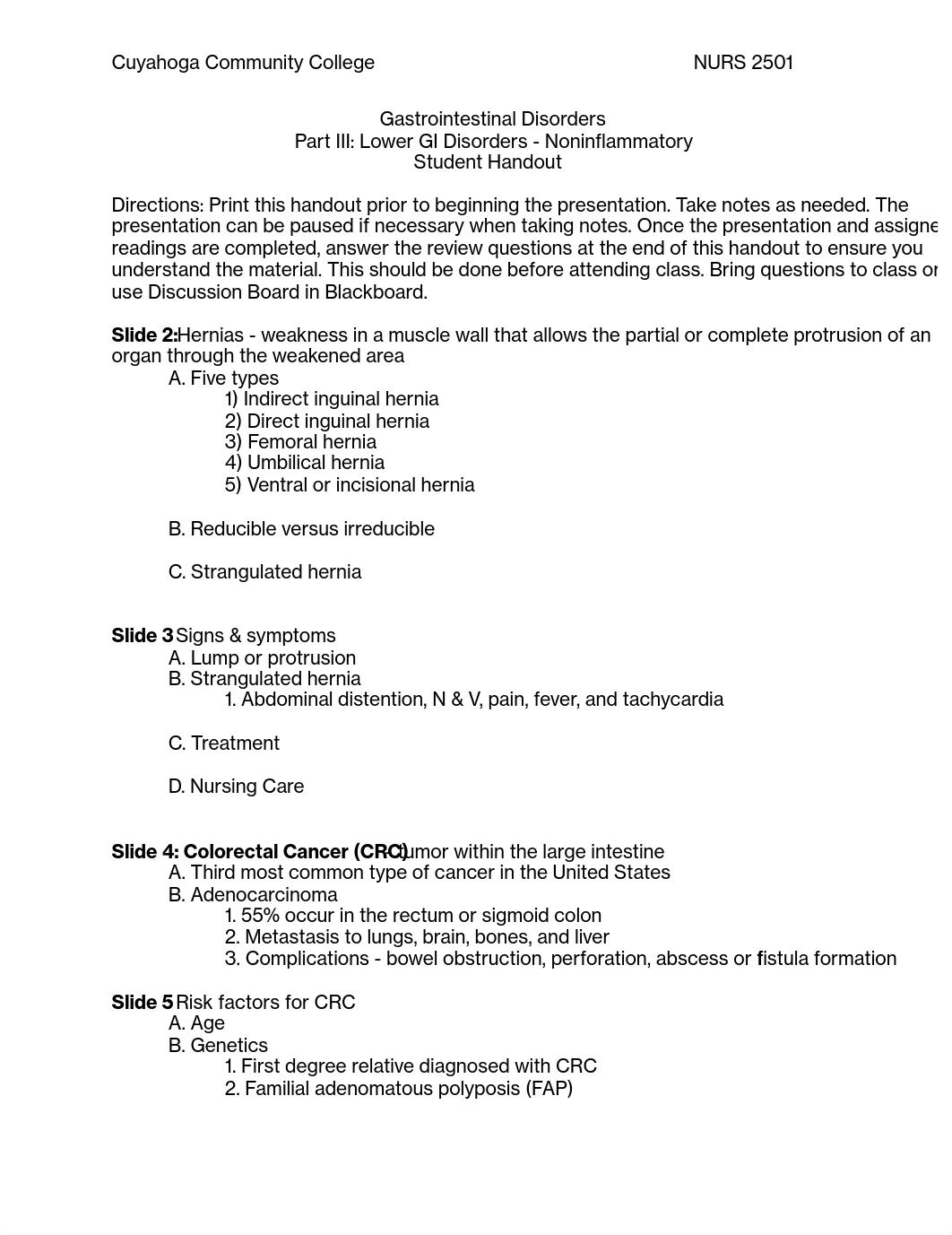 GI Disorders_ Lower GI Noninflam_Student Handout.pdf_dx20c94hn8v_page1