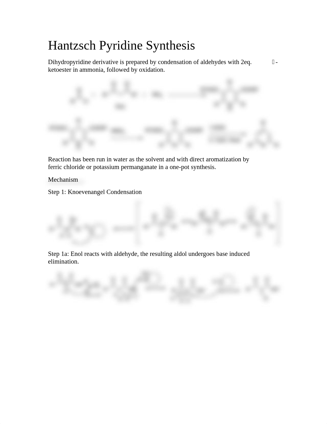 Hantzsch Pyridine Synthesis.docx_dx25j1r0fw3_page1