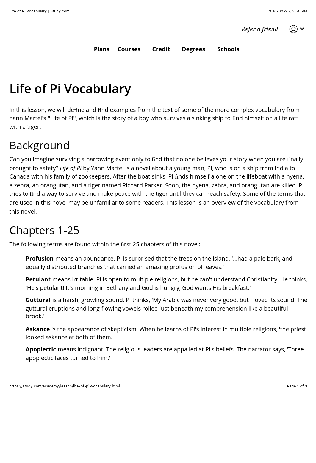 Life of Pi Vocabulary .pdf_dx2yke74055_page1