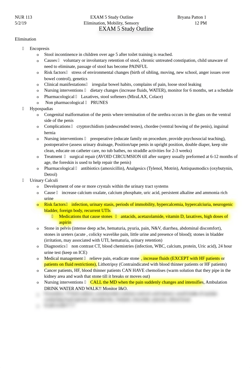 EXAM 5 Study Outline.docx_dx35heeaqan_page1