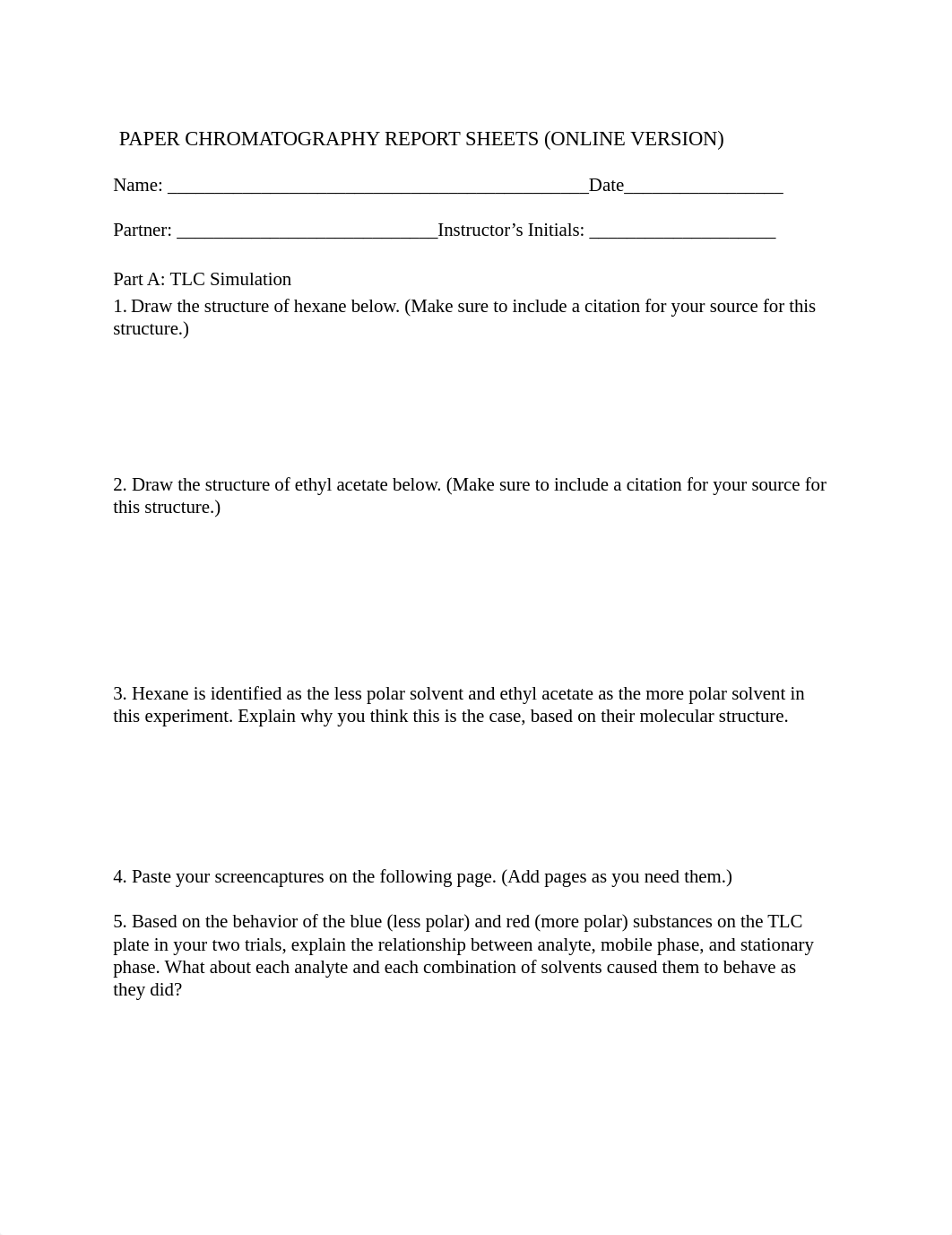 Exp 11 Paper Chromatography Worksheet (1).docx_dx37nu12hn1_page1