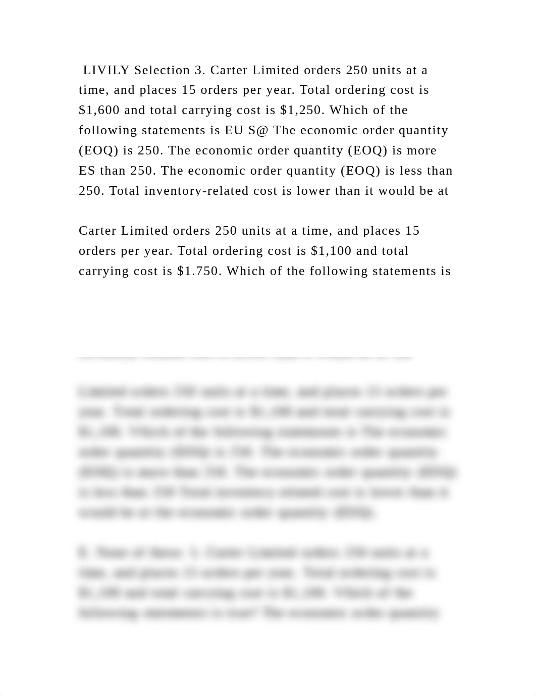 LIVILY Selection 3. Carter Limited orders 250 units at a time, and pl.docx_dx38qi8jfnf_page2