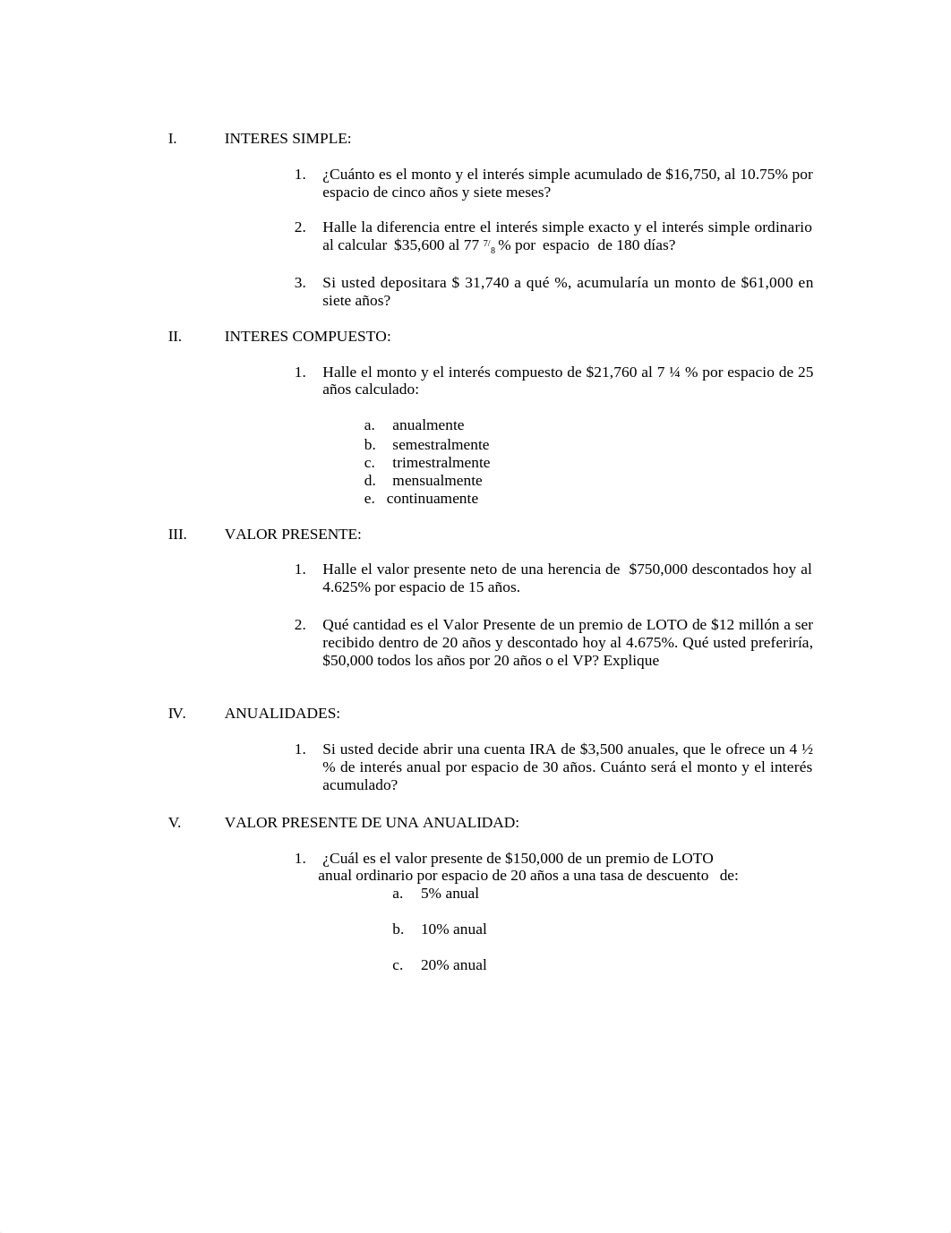 EJERCICIOS TAREA 5 ENTREGAR matematicas financieras para los que no tienen libro Verano 2015..doc_dx3f3kl12qa_page1