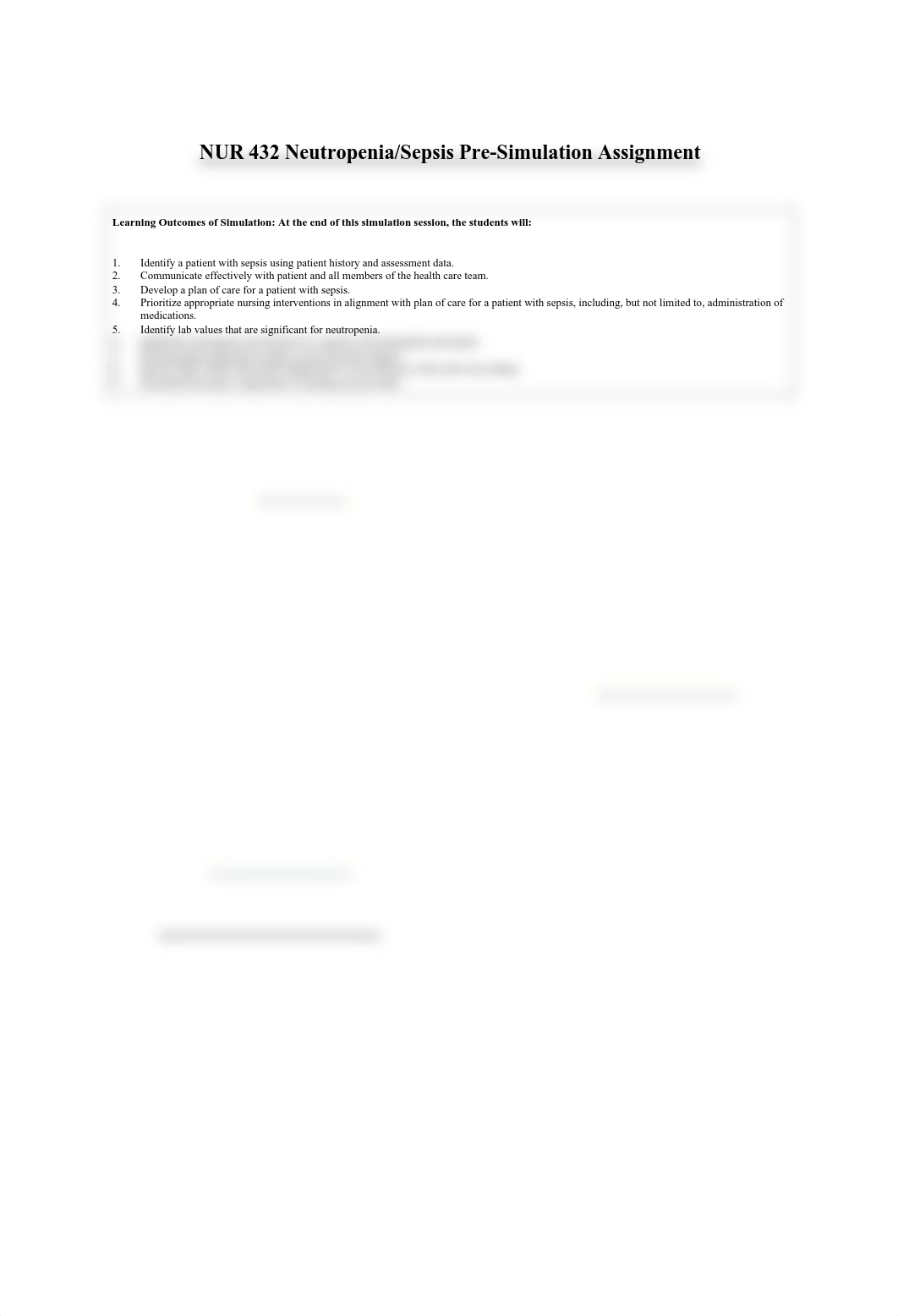Neutropenia Sepsis Pre-Simulation Assignment.pdf_dx3gcbohqca_page1