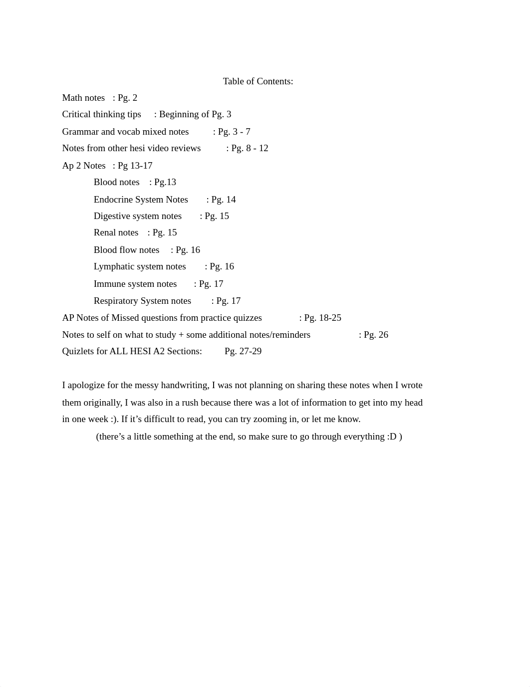 Updated Hesi A2 Preparation Notes .pdf_dx3hy4axvv4_page1