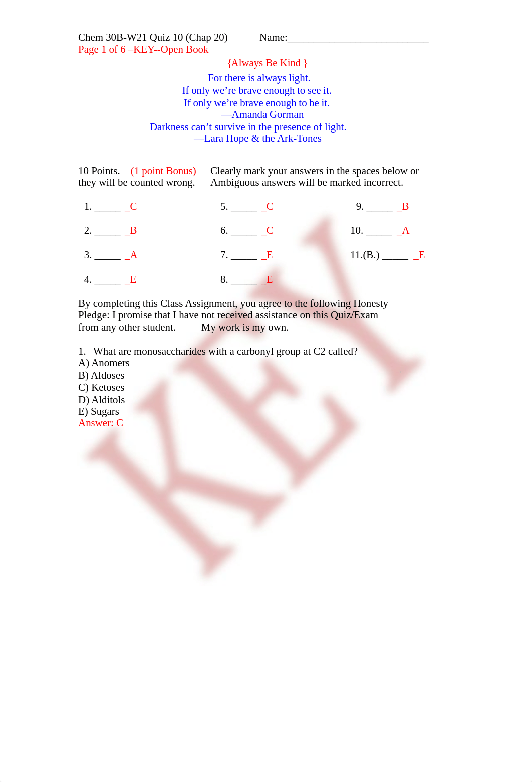 Chem 30B-W22 Lecture Quiz 10 KEY.pdf_dx3kbmj1syi_page1