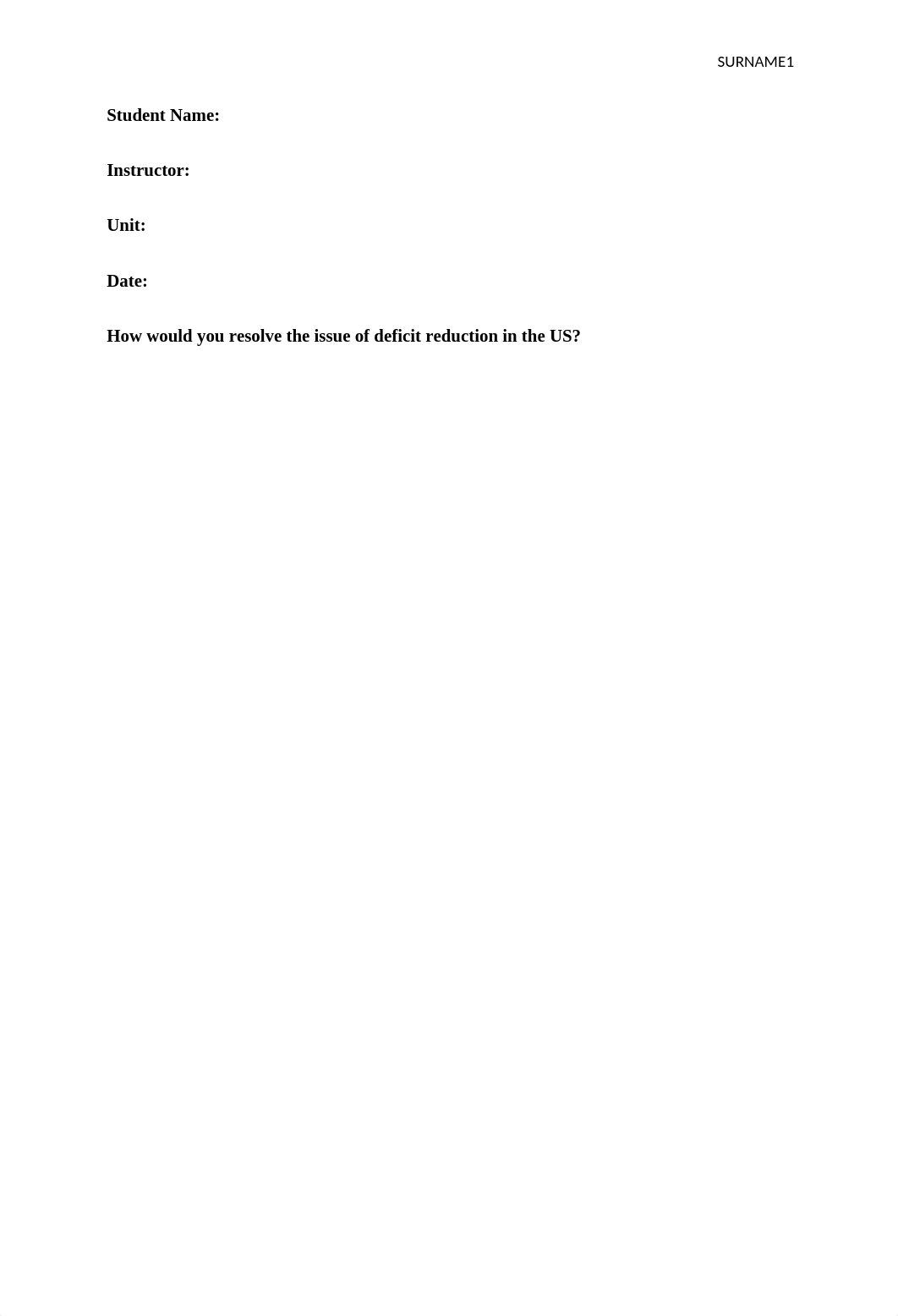 How would you resolve the issue of deficit reduction in the US.docx_dx3ofkbjiaj_page1