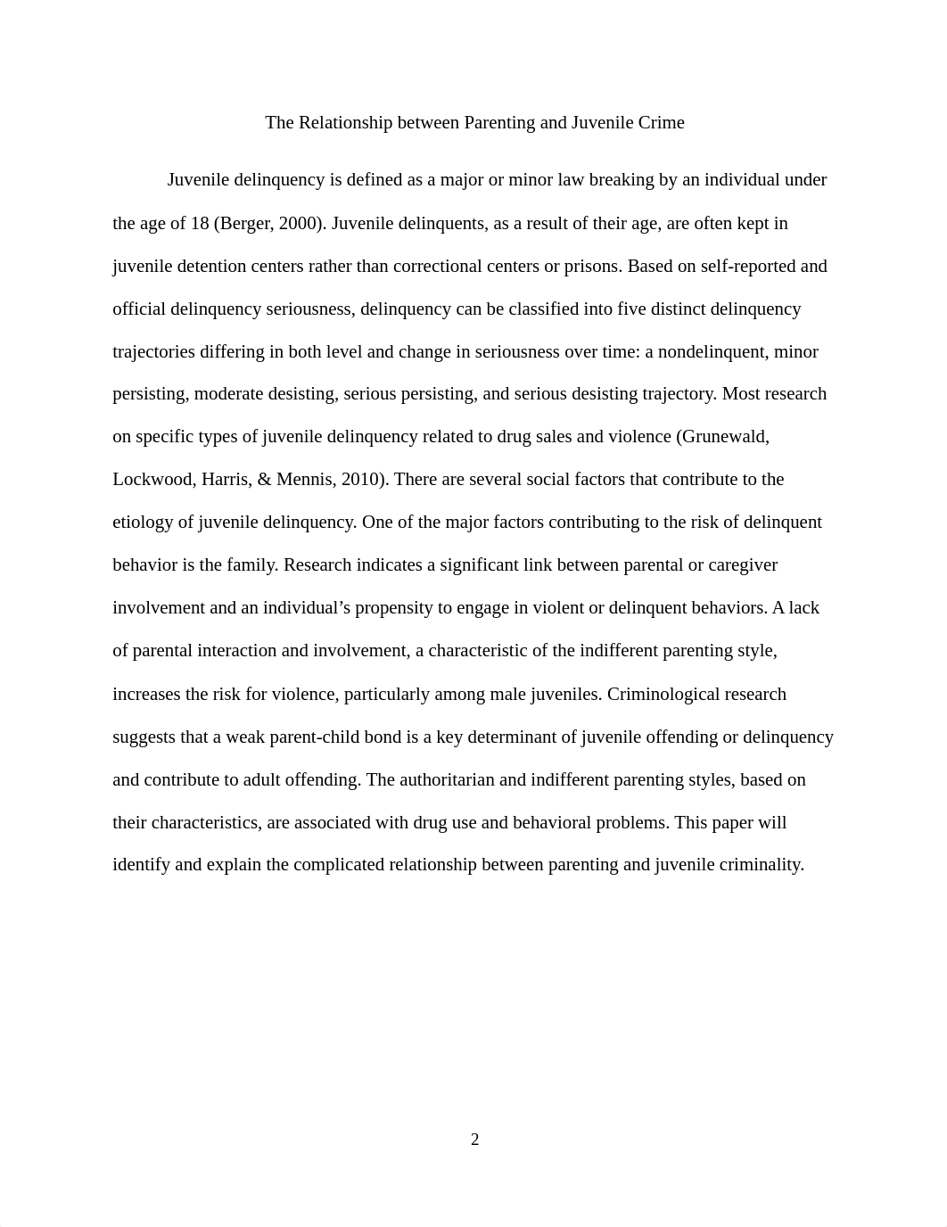 The Relationship between Parenting and Juvenile Crime CRMJ 300_dx3omgg8p3i_page2