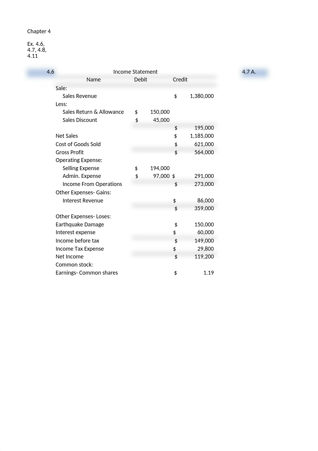 Intermediate Accounting chapter 4 exercises.xlsx_dx3vlywc19n_page1