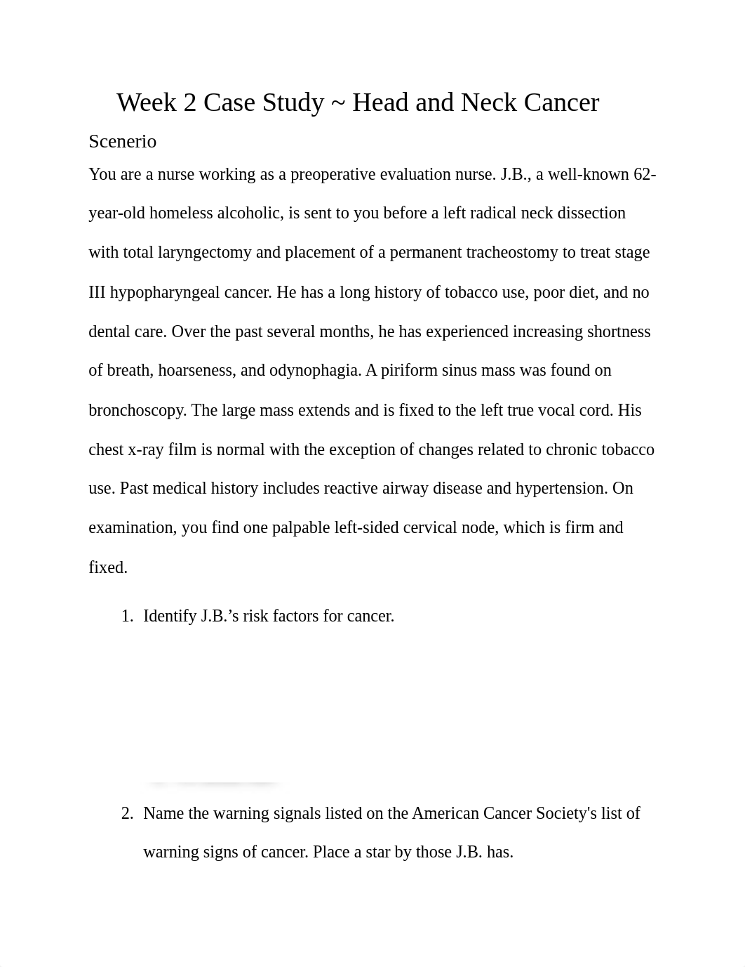 Week 2 Case Study _ Head and Neck Cancer 3 (2).docx_dx4al712ab5_page1