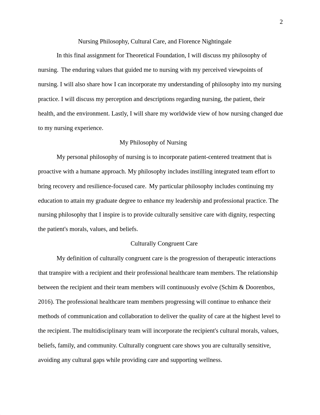 Nursing Philosopjy, Cultural Care, and Florence Nightingale dw.docx_dx4dcyh92xv_page2