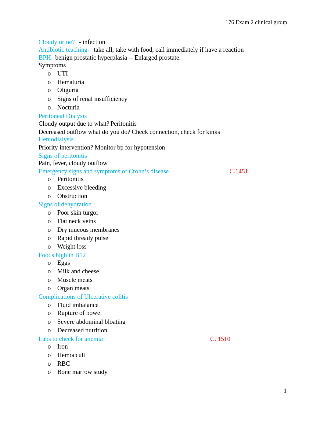 176 exam 2 clinical group.docx_dx4en2q4047_page1