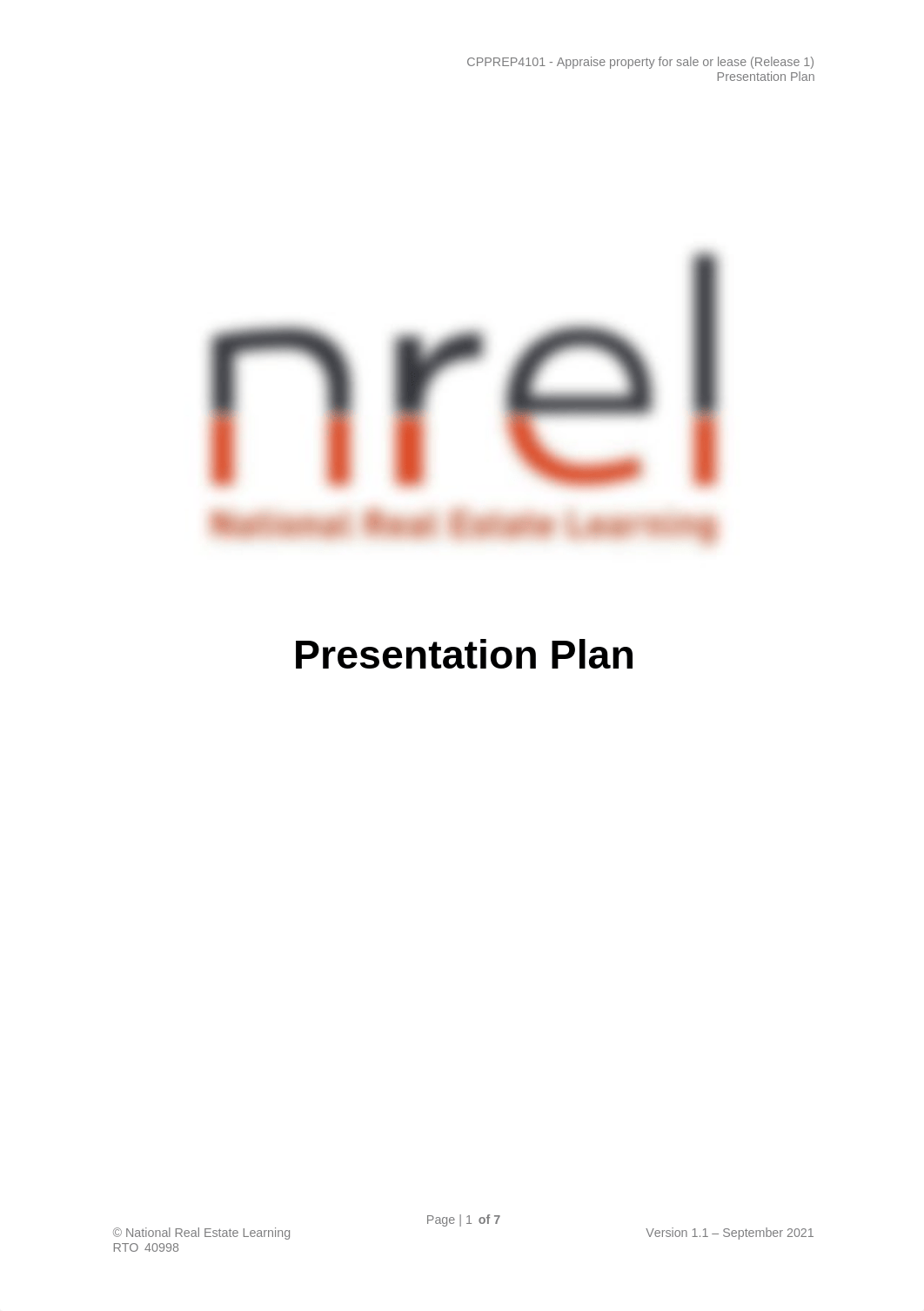 NREL - CPPREP4101 - Presentation Plan - Wyberba St - v1.1.docx_dx4gxv9ksen_page1