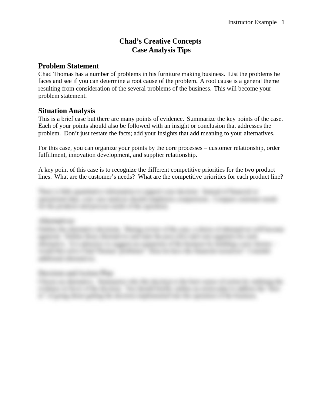 0.2.8 Chad's Creative Concepts - Case Analysis Tips_dx4r74dyx09_page1