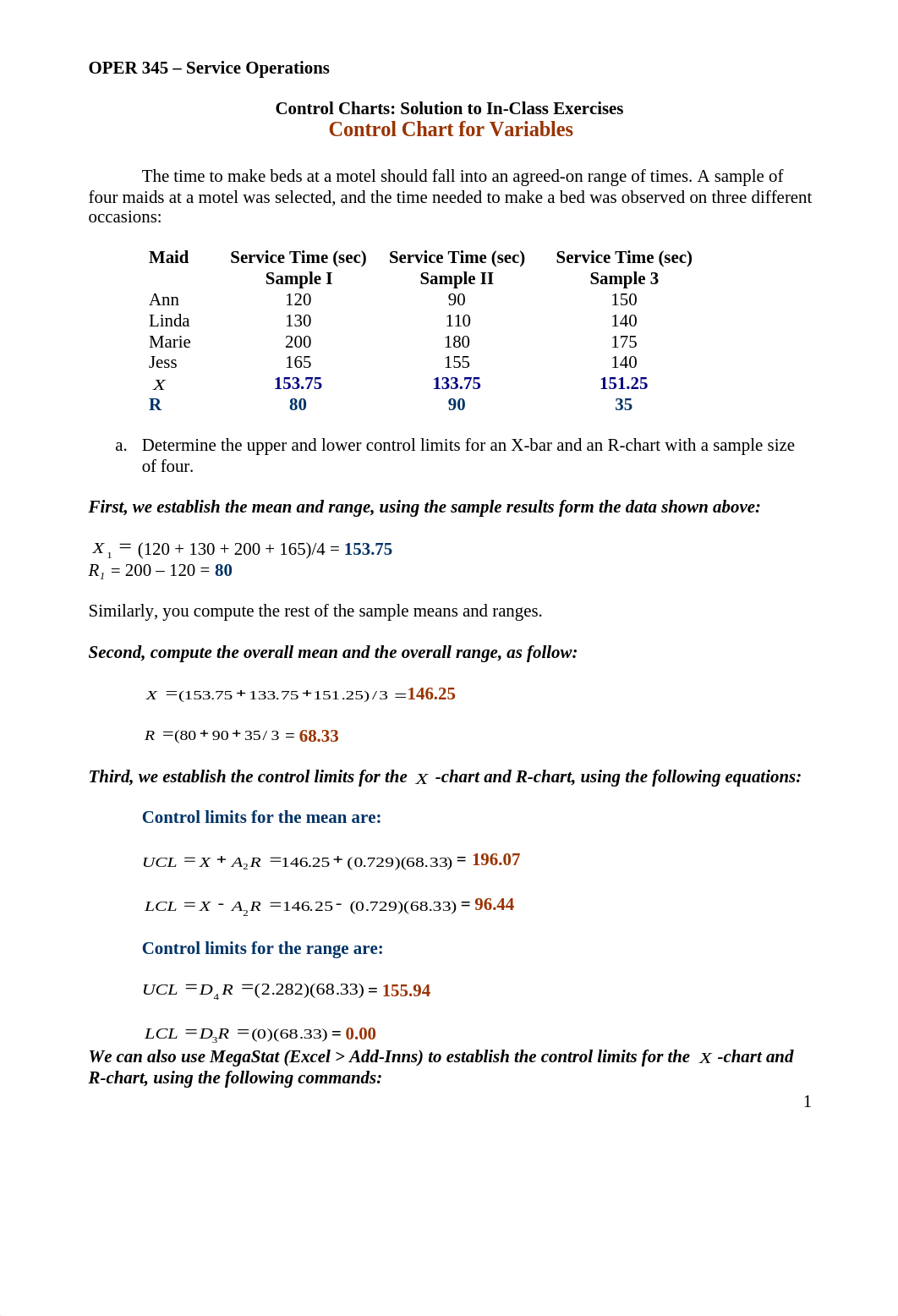 OPER 345_Solution to Control Charts_InClass Exercises.doc_dx4viknp5md_page1