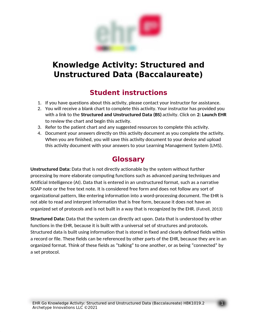 Structured and Unstructured Data (Baccalaureate) HBK1019.2.docx_dx4vx099q4h_page1