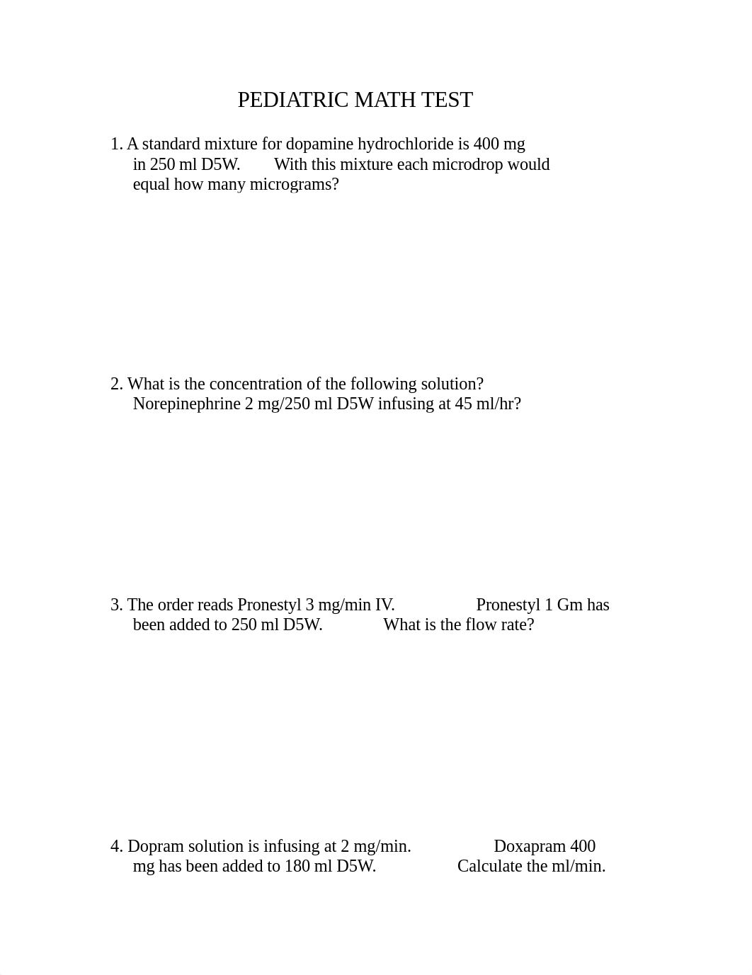 PEDIATRIC MATH TEST.DOC_dx53mv94o03_page1