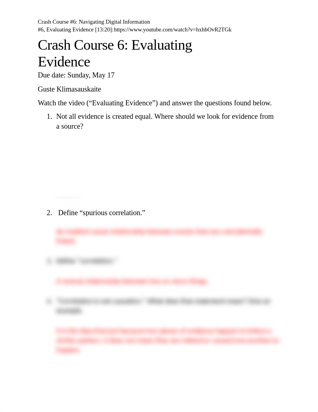 Week 6 - Crash course 6 evaluating evidence.docx_dx5bkyge2qh_page1