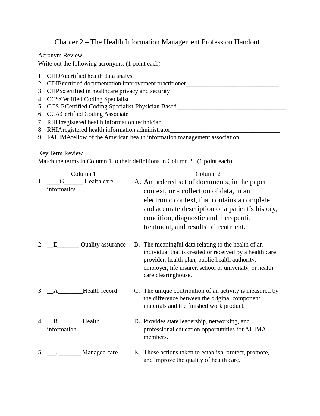 Ch 2 The Health Information Management Profession Handout-2.docx_dx5bq4qq9af_page1