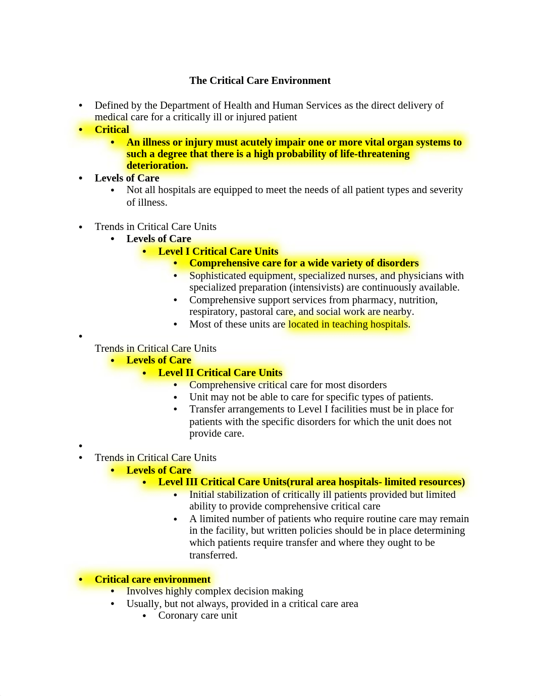 The Critical Care Environment_chapter 1 & 2 .docx_dx5desrtzq6_page1