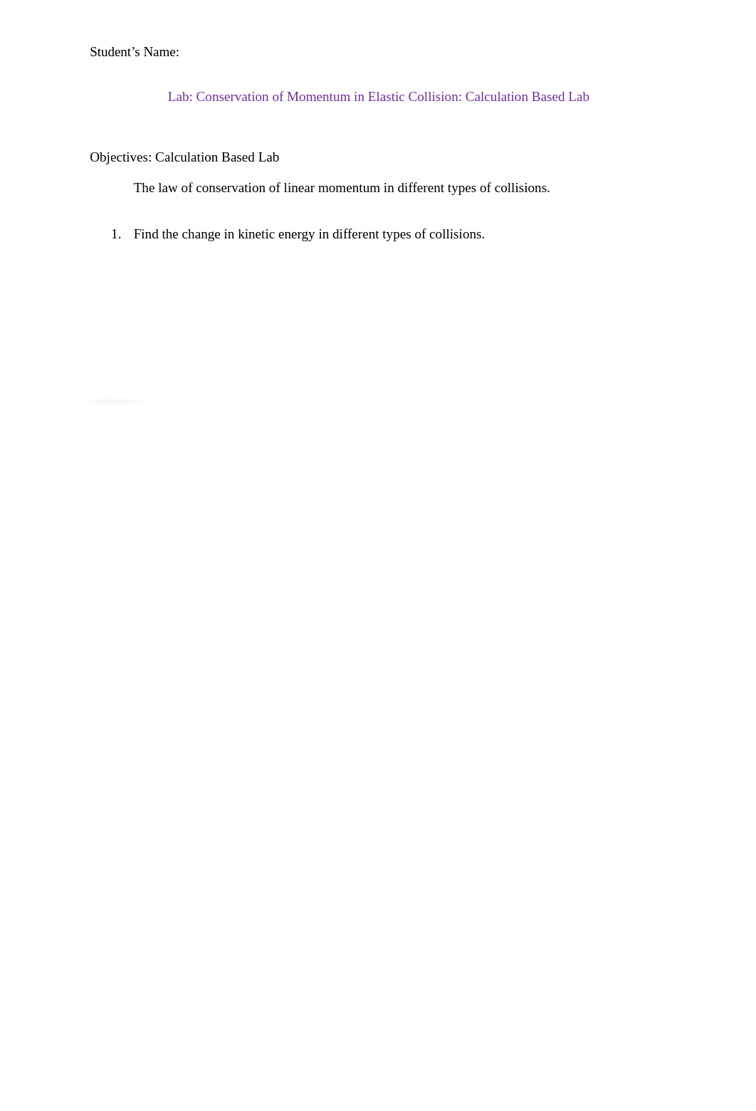 Lab 6 Conservation of Momentum in Elastic Collision Calculation Based Lab-1 (1).doc_dx5kqc5vyfq_page1