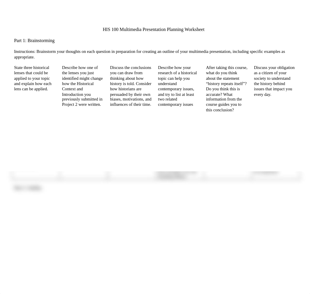 HIS 100 Multimedia Presentation Planning Worksheet.docx_dx5mpjbox9r_page1