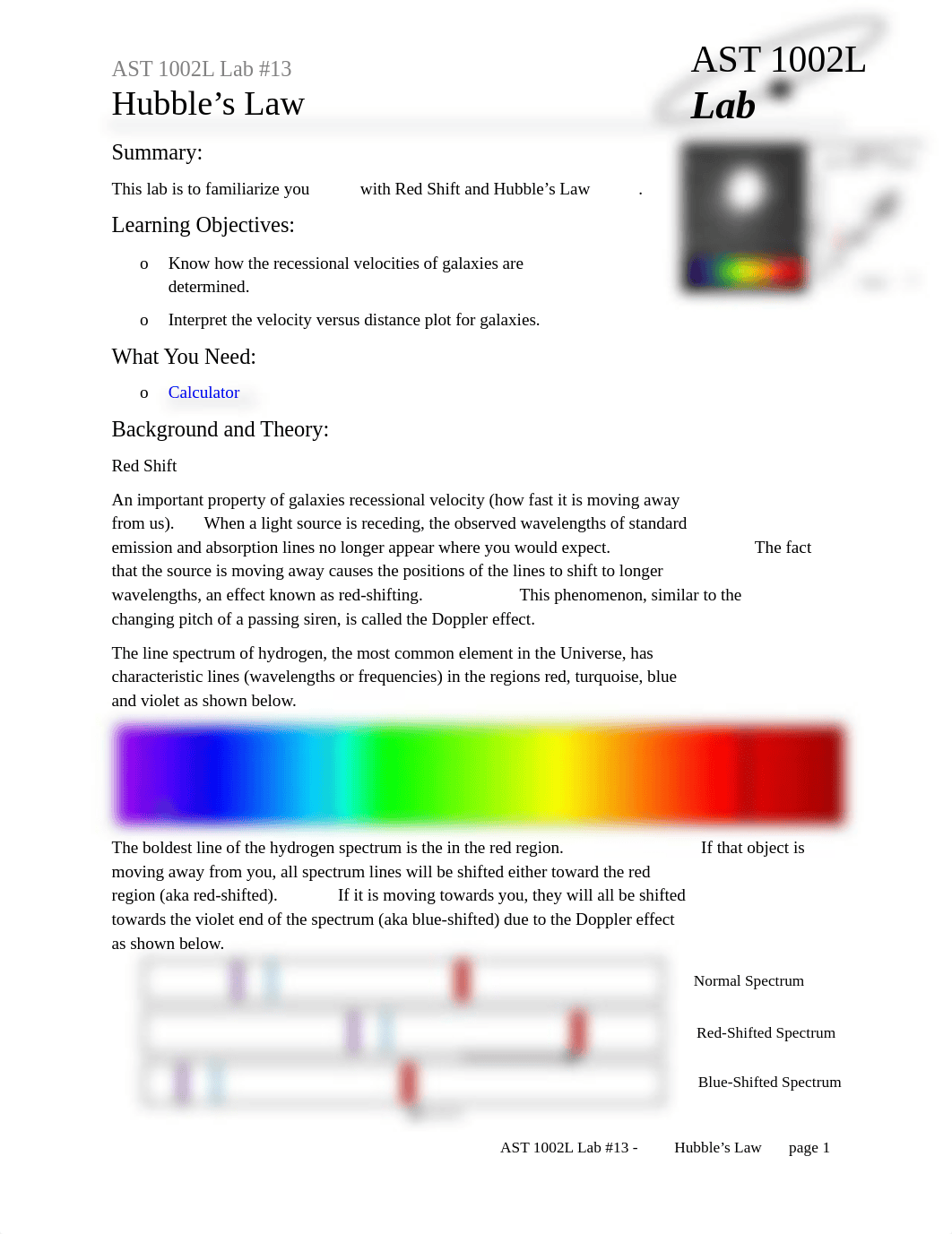 LAB 13 - Hubble's Law.pdf_dx5o01q3s2v_page1