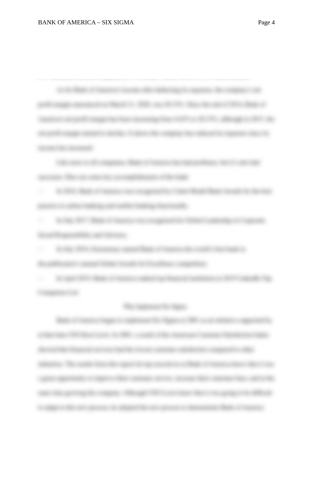 Bank of america six sigma MGT 340.docx_dx5zi47om4c_page4