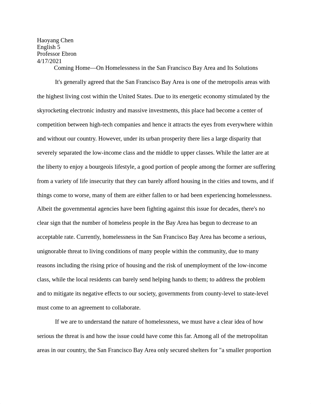 Essay 2 -On Homelessness in the Bay Area--Chen.docx_dx611epn3m4_page1