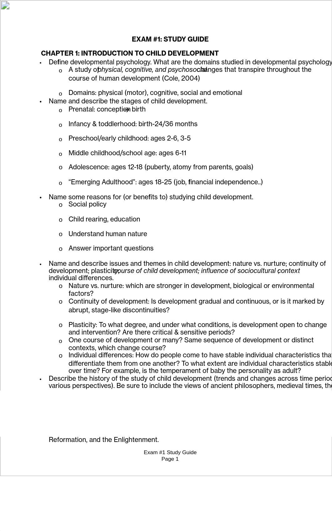 Study Exam 1 Sheet_dx64yhbsavi_page1